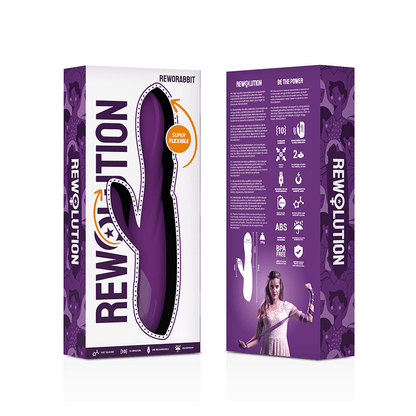 REWOLUTION - REWORABBIT FLEXIBLE VIBRATOR WITH RABBIT - Kink&Play