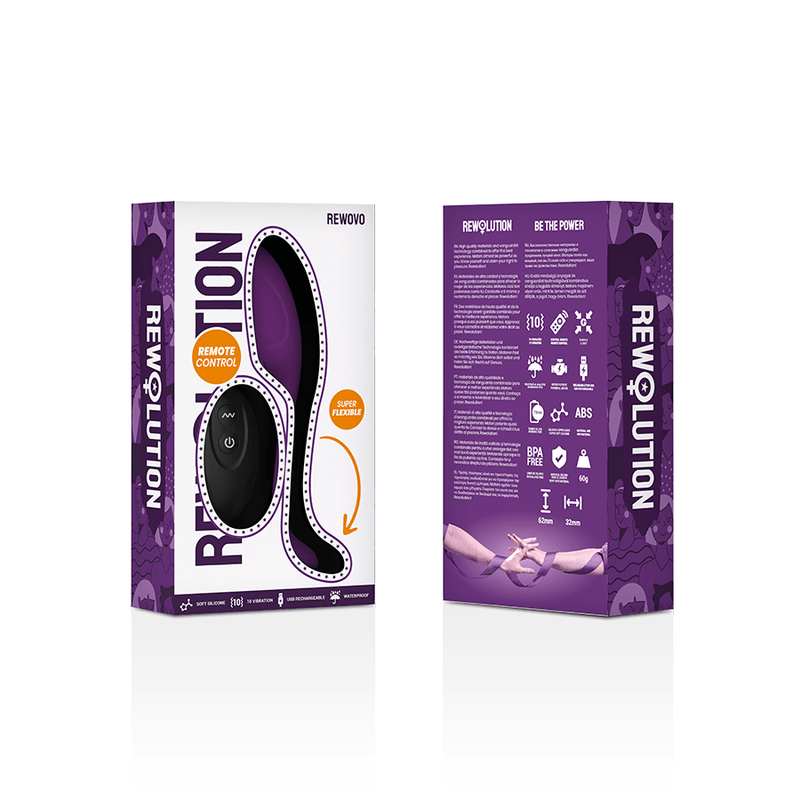 REWOLUTION - REWOVO EGG VIBRATOR REMOTE CONTROL - Kink&Play