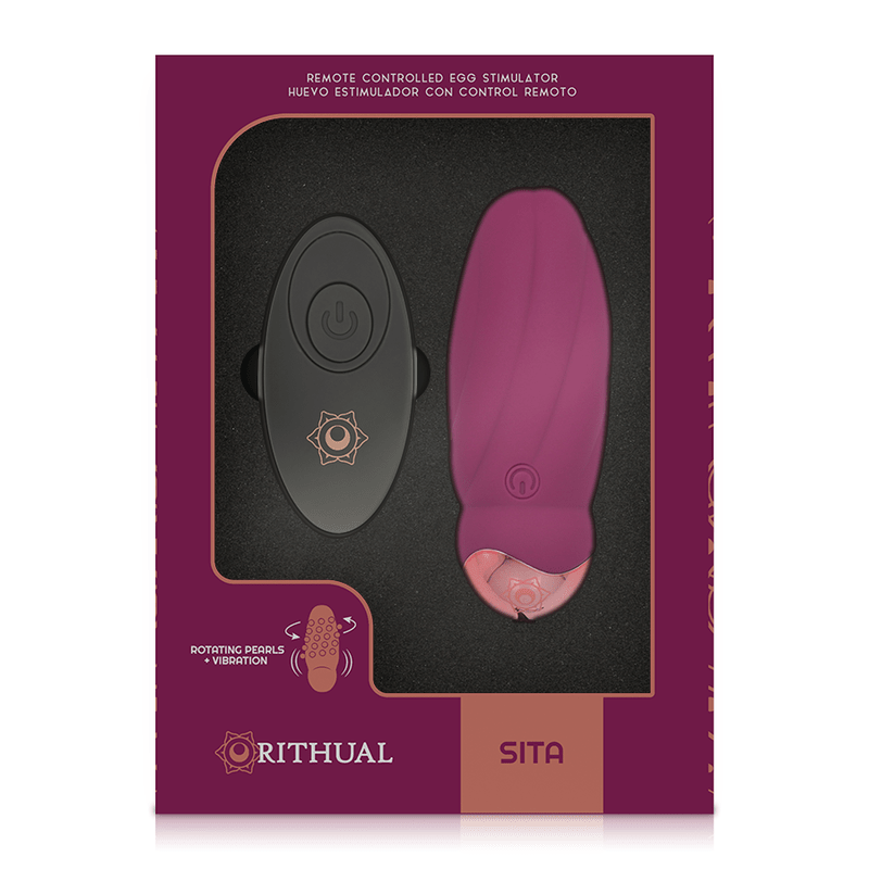 RITHUAL - SITA EGG REMOTE CONTROL BEAD ROTATION + VIBRATION - Kink&Play