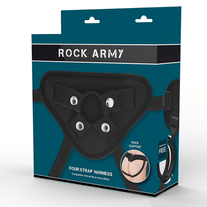 ROCKARMY - ADJUSTABLE HARNESS AND FLEXIBLE RINGS - Kink&Play