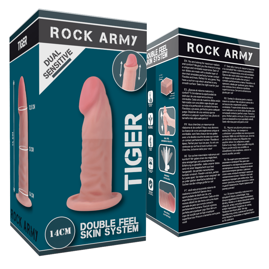 ROCKARMY - DUAL DENSITY TIGER 14 CM - O - 4.46 CM - Kink&Play