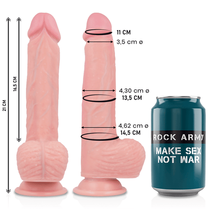 ROCKARMY - LIQUID SILICONE PREMIUM SPITFIRE REALISTIC 21 CM - O - 4.62 CM - Kink&Play