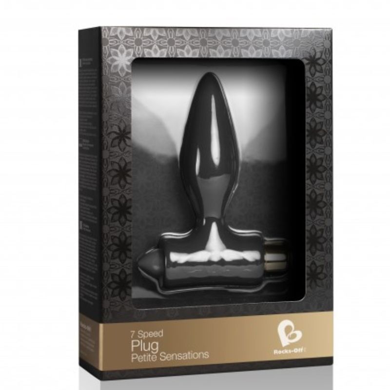 ROCKS - OFF - PETITE SENSATIONS ANAL PLUG FOR BEGINNERS - BLACK - Kink&Play