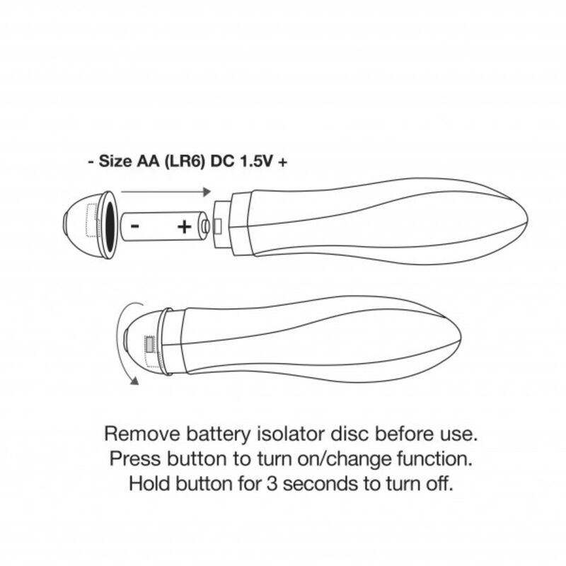 ROCKS - OFF - TWISTER VIBRATOR 10 MODES - Kink&Play