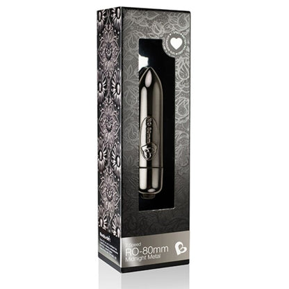 ROCKS - OFF - VIBRATING BULLET RO - 80MM MIDNIGHT METAL - Kink&Play