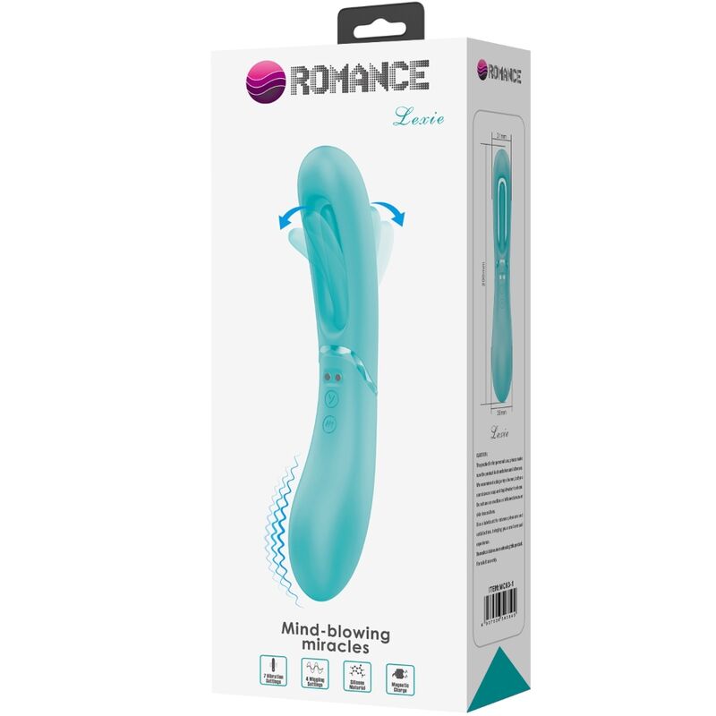 ROMANCE - LEXIE G - SPOT VIBRATOR 7 VIBRATIONS BLUE - Kink&Play