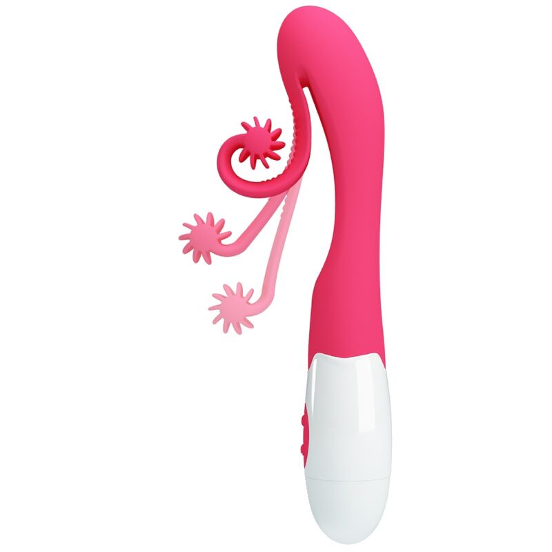 ROMANCE - PINK VIBRATOR AND STIMULATOR 30 SPEEDS - Kink&Play