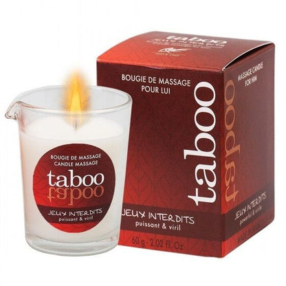 RUF - TABOO MASSAGE CANDLE FOR HIM JEUX INTERDITS WILD LICHEN AROMA - Kink&Play