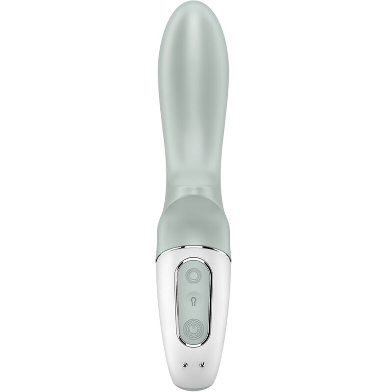 SATISFYER - AIR PUMP BOOTY 3 INFLATABLE ANAL VIBRATOR GREYGREEN - Kink&Play
