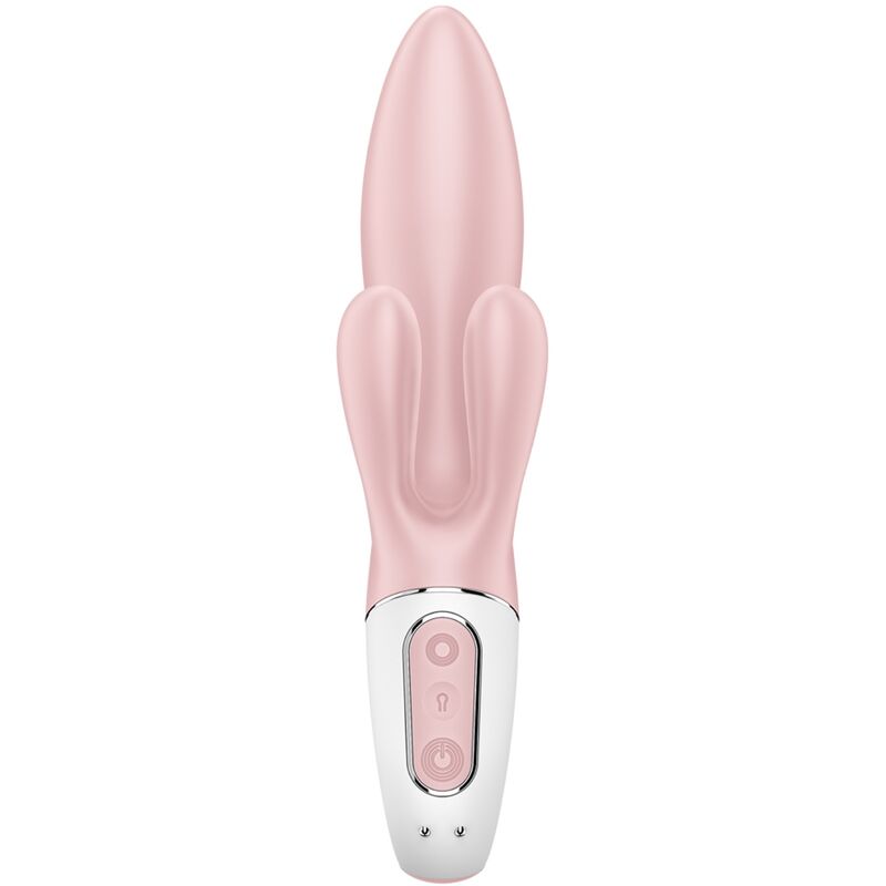 SATISFYER - AIR PUMP BUNNY 3 INFLATABLE RABBIT VIBRATOR PINK - Kink&Play