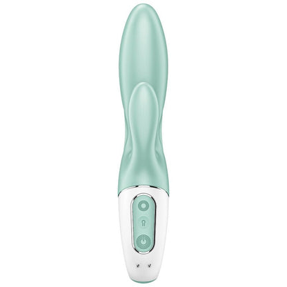SATISFYER - AIR PUMP BUNNY 5+ INFLATABLE RABBIT VIBRATOR APP GREEN - Kink&Play