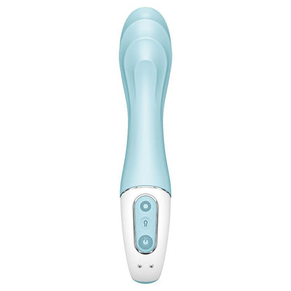 SATISFYER - AIR PUMP VIBRATOR 5+ INFLATABLE G - SPOT VIBRATOR APP BLUE - Kink&Play