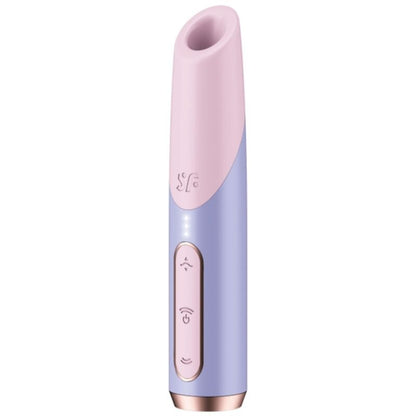 SATISFYER - BOLD KISS WAVE CLITORIS STIMULATOR PINK / VIOLET - Kink&Play
