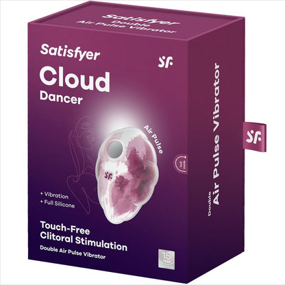 SATISFYER - CLOUD DANCER GREEN AIR PULSE VIBRATOR - Kink&Play