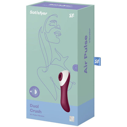 SATISFYER - DUAL CRUSH AIR PULSE VIBRATOR - Kink&Play