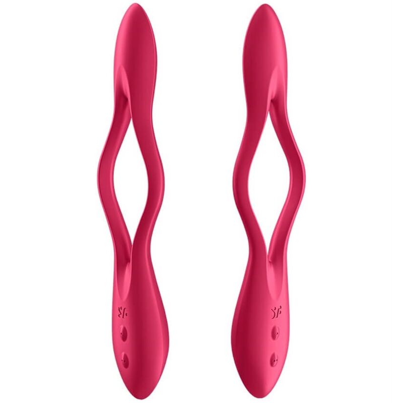 SATISFYER - ELASTIC JOY MULTI VIBRATOR RED - Kink&Play