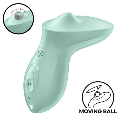 SATISFYER - EXCITERRR LAY - ON CLITORIS MINT VIBRATOR - Kink&Play