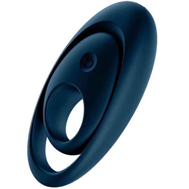 SATISFYER - GLORIOUS DUO RING VIBRATOR BLUE - Kink&Play