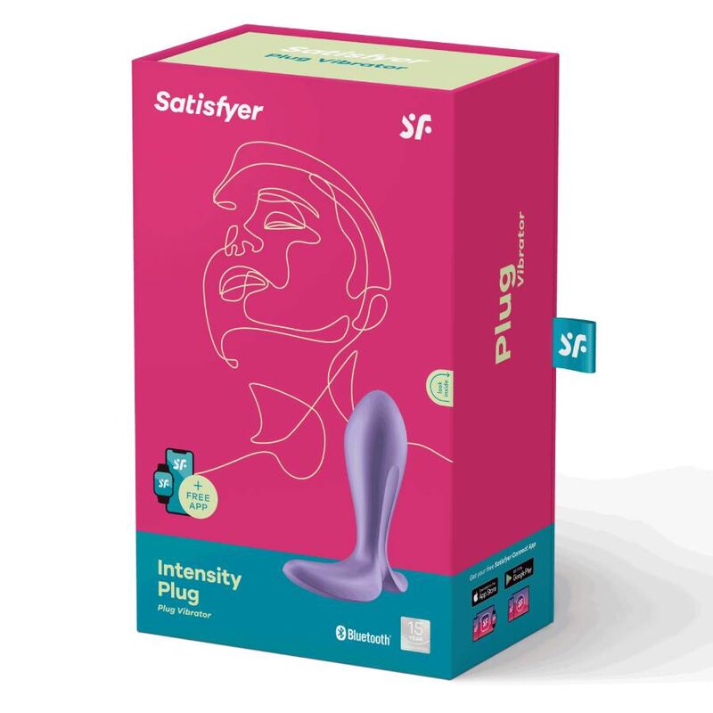 SATISFYER - INTENSITY PLUG PURPLE - Kink&Play