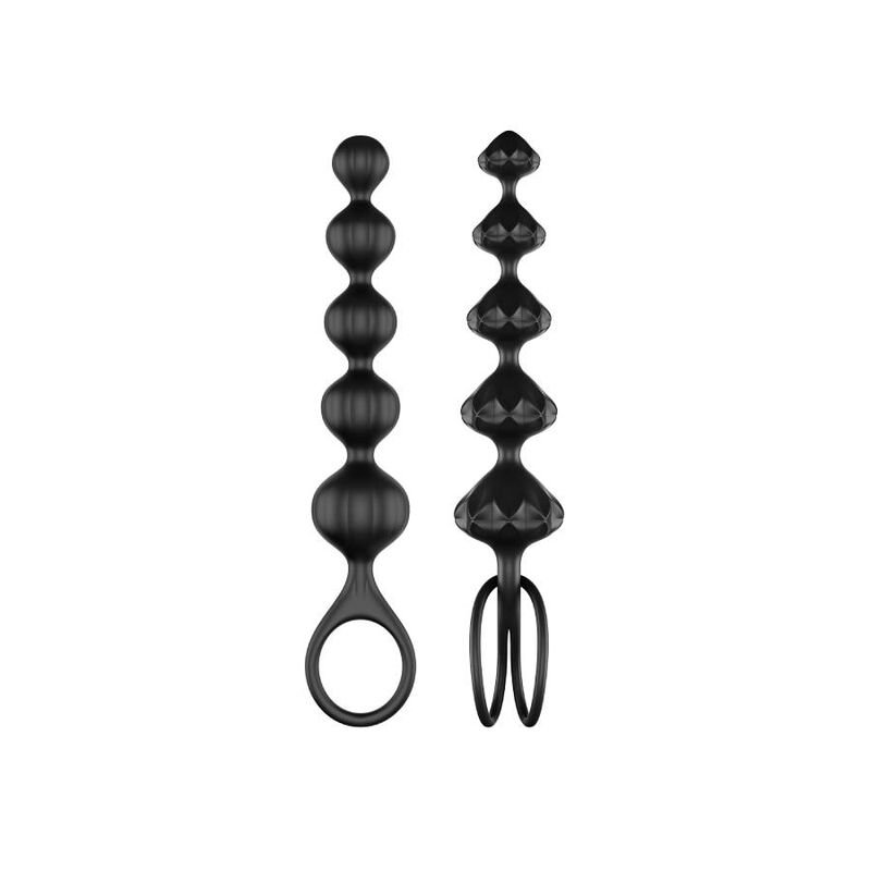 SATISFYER - LOVE BEADS BLACK - Kink&Play