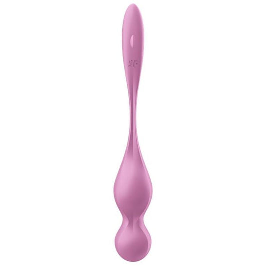 SATISFYER - LOVE BIRDS VIBRATING KEGEL BALLS PINK - Kink&Play