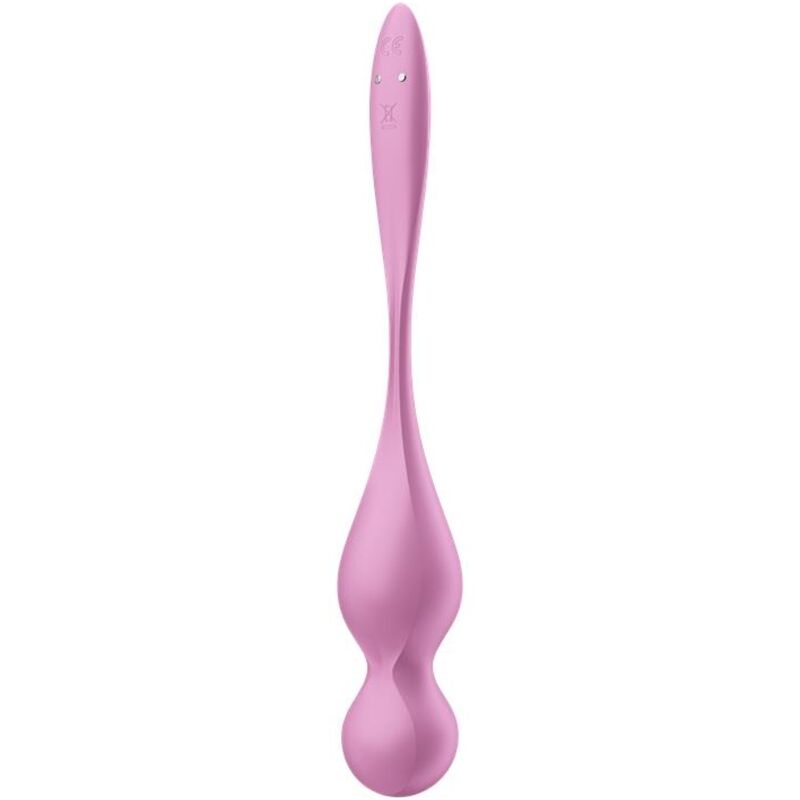 SATISFYER - LOVE BIRDS VIBRATING KEGEL BALLS PINK - Kink&Play