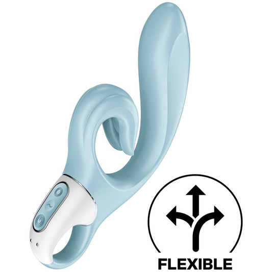 SATISFYER - LOVE ME RABBIT VIBRATION BLUE - Kink&Play