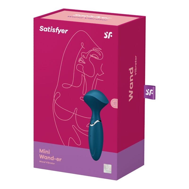 SATISFYER - MINI WOND - ER BLUE - Kink&Play