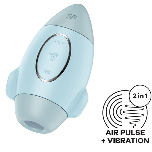 SATISFYER - MISSION CONTROL LILAC SMALL DOUBLE IMPULSE VIBRATOR - Kink&Play