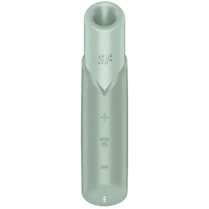 SATISFYER - NAUGHTY KISS WAVE CLITORIS STIMULATOR AQUAMARINE - Kink&Play