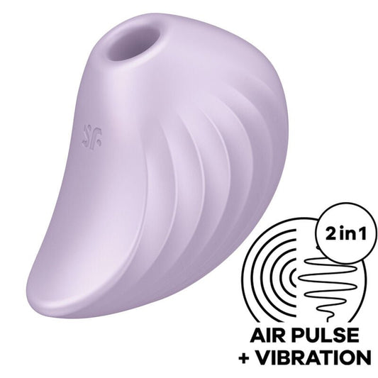 SATISFYER - PEARL DIVER AIR PULSE STIMULATOR & VIBRATOR GREEN - Kink&Play