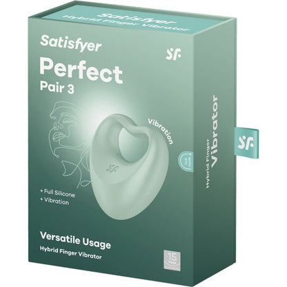 SATISFYER - PERFECT PAIR 3 GREEN - Kink&Play