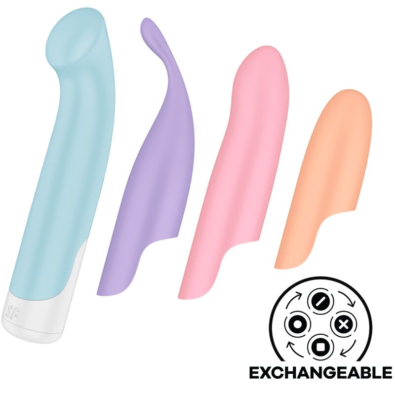 SATISFYER - PLAYFUL FOUR SET VIBRATORS 4 IN 1 + POWER BULLET - Kink&Play
