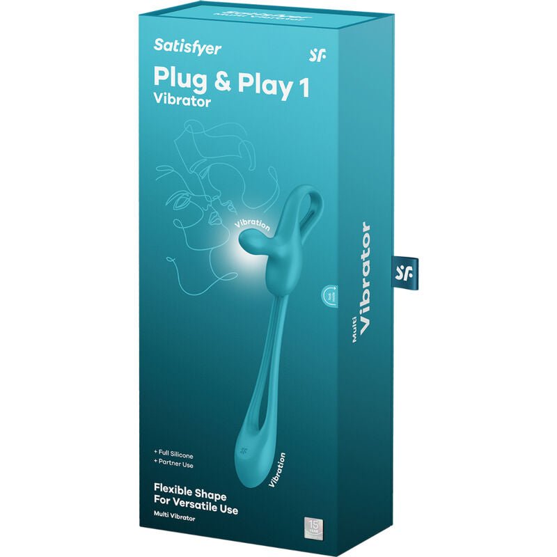 SATISFYER - PLUG & PLAY 1 FLEXIBLE MULTIVIBRATOR - Kink&Play