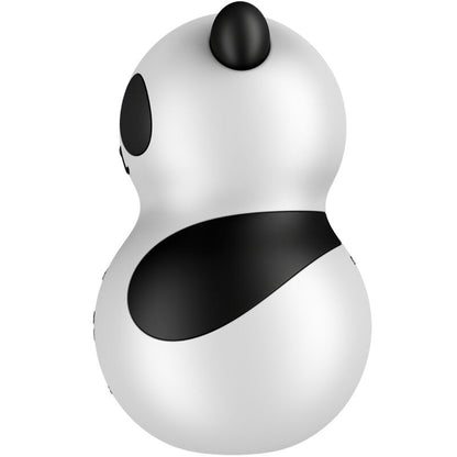 SATISFYER - POCKET PANDA STIMULATOR & VIBRATOR BLACK AND WHITE - Kink&Play