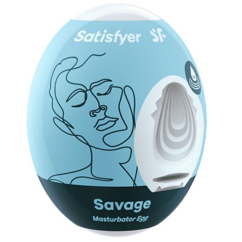 SATISFYER - SAVAGE MASTURBATOR EGG - Kink&Play