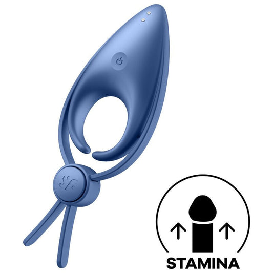 SATISFYER - SNIPER RING VIBRATOR BLUE - Kink&Play