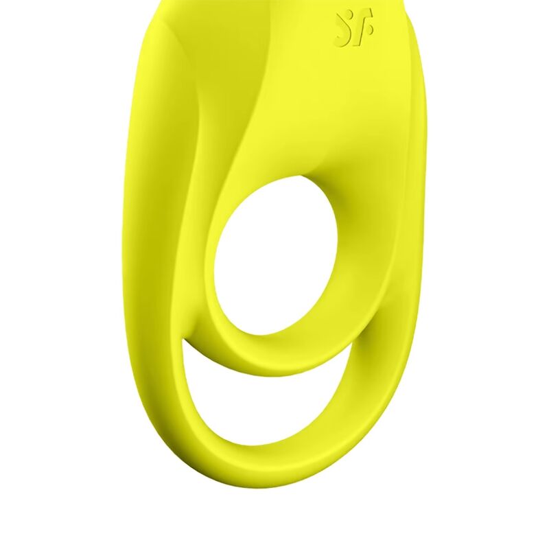 SATISFYER - SPECTACULAR DUO RING VIBRATOR YELLOW - Kink&Play