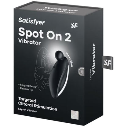 SATISFYER - SPOT ON 2 LAY - ON VIBRATOR BLACK - Kink&Play