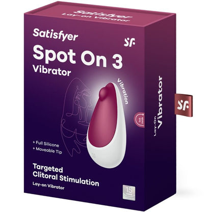 SATISFYER - SPOT ON 3 CLITORIS STIMULATOR BERRY - Kink&Play
