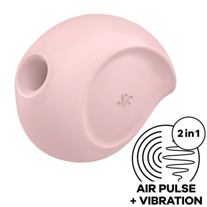 SATISFYER - SUGAR RUSH AIR PULSE STIMULATOR & VIBRATOR PINK - Kink&Play