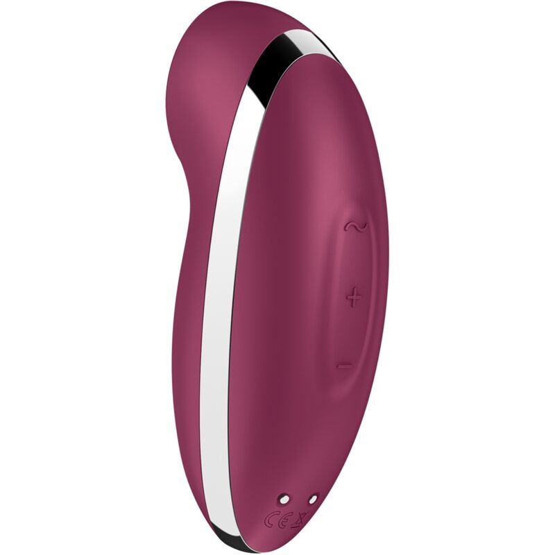 SATISFYER - TAP & CLIMAX 2 VIBRATOR & STIMULATOR RED - Kink&Play