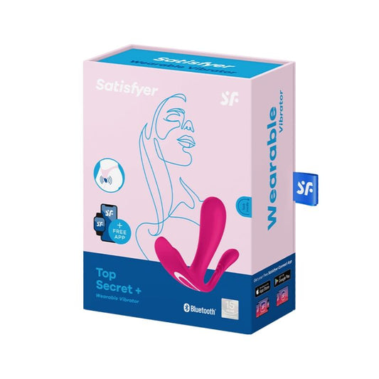 SATISFYER - TOP SECRET + VIBRATOR PINK - Kink&Play