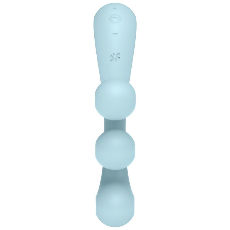 SATISFYER - TRI BALL 2 MULTI VIBRATOR BLUE - Kink&Play