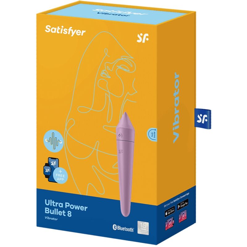 SATISFYER - ULTRA POWER BULLET 8 LILAC - Kink&Play