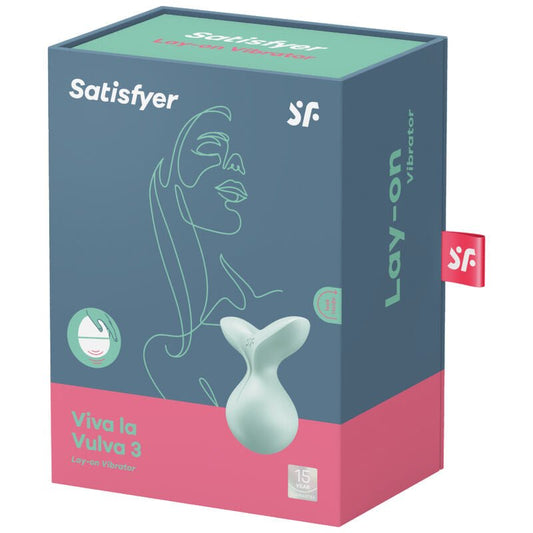 SATISFYER - VIVA LA VULVA 3 LAY - ON VIBRATOR VIOLET - Kink&Play