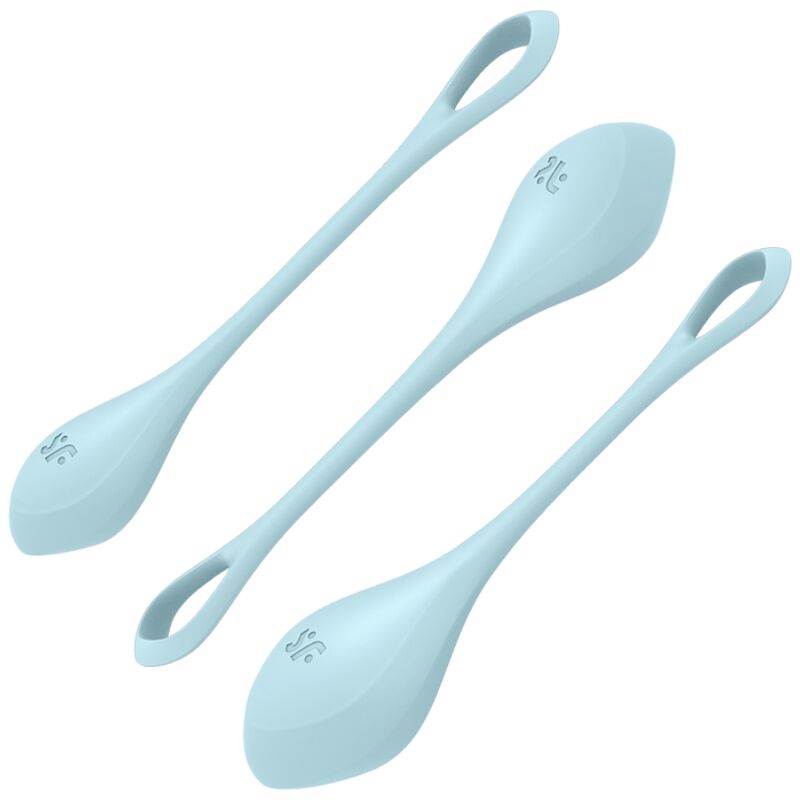SATISFYER - YONI POWER 2 TRAINING SET BLUE - Kink&Play