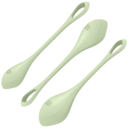 SATISFYER - YONI POWER 2 TRAINING SET GREEN - Kink&Play
