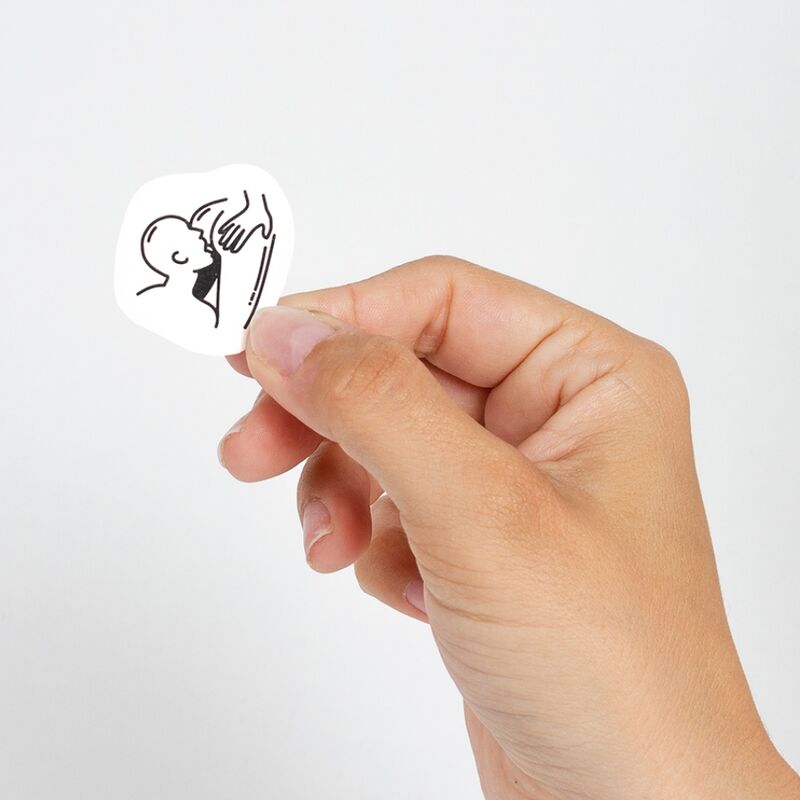 SECRET PLAY - SET OF 10 TEMPORARY TATTOOS KINKY COLLECTION - Kink&Play