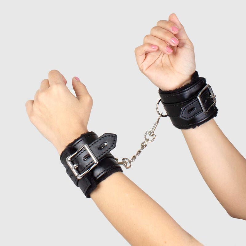 SECRETPLAY - BLACK BONDAGE HANDCUFFS BDSM COLLECTION - Kink&Play